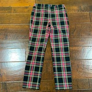 J Crew Holiday Plaid Pants